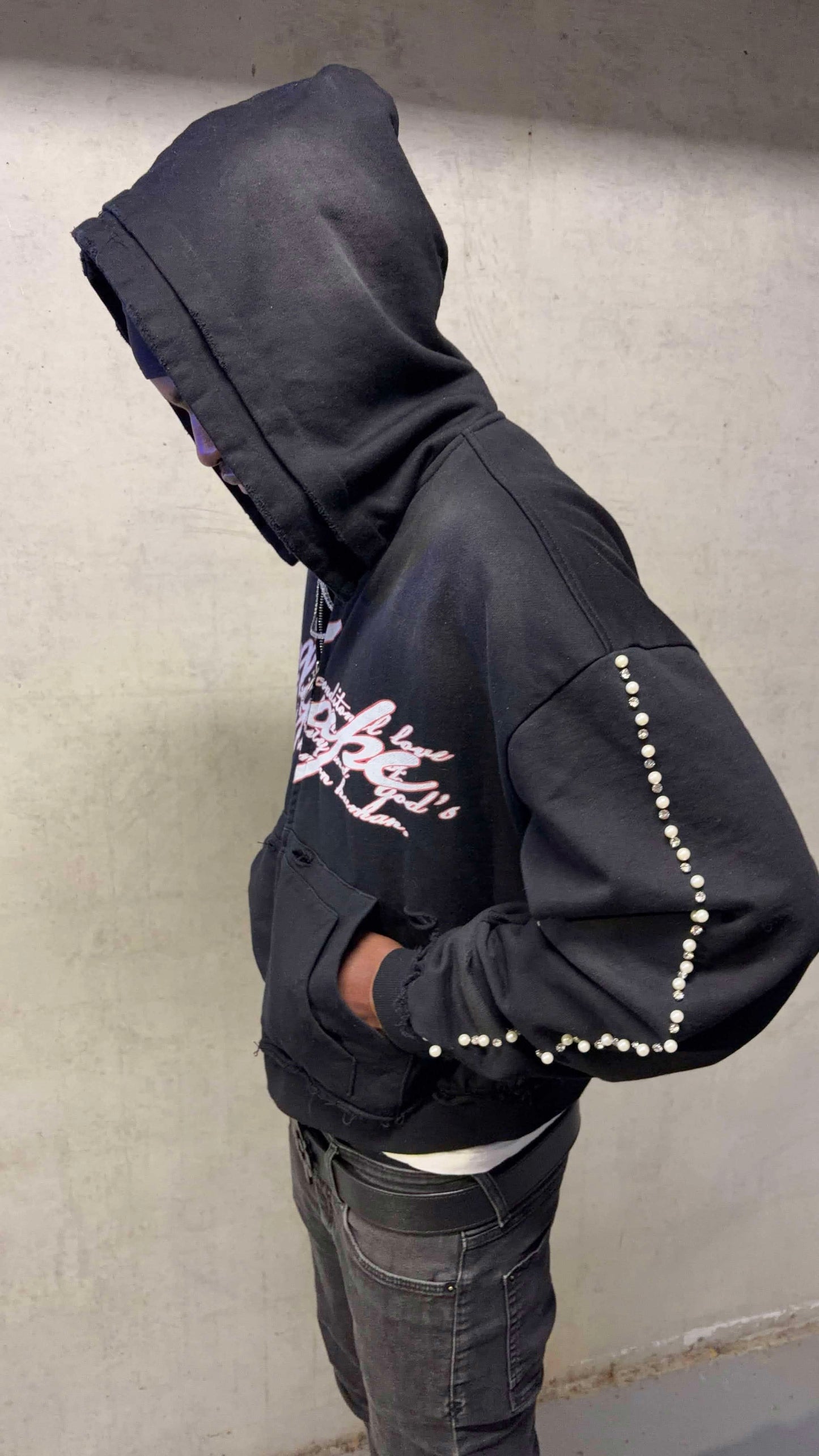 Sacrificial love hoodie “black”