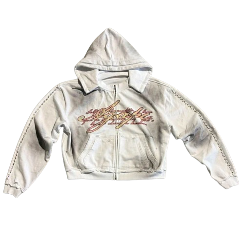 Sacrificial love hoodie “White multicolor”